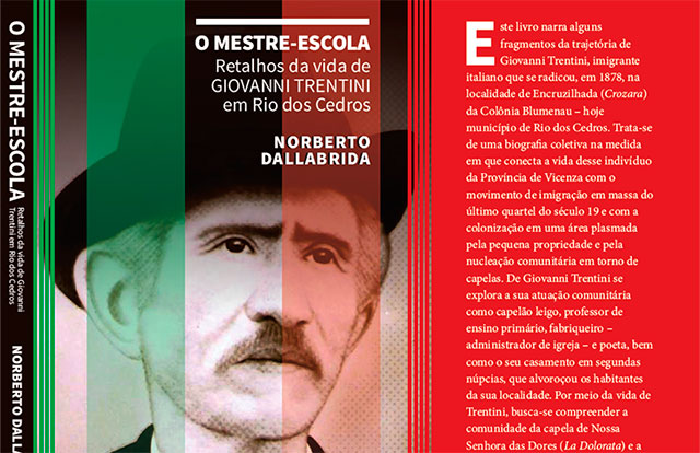 Professor lança biografia de Giovanni Trentini dia 29 de março