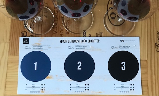 Régua de degustação de vinhos chega a Blumenau Régua de degustação de vinhos chega a Blumenau