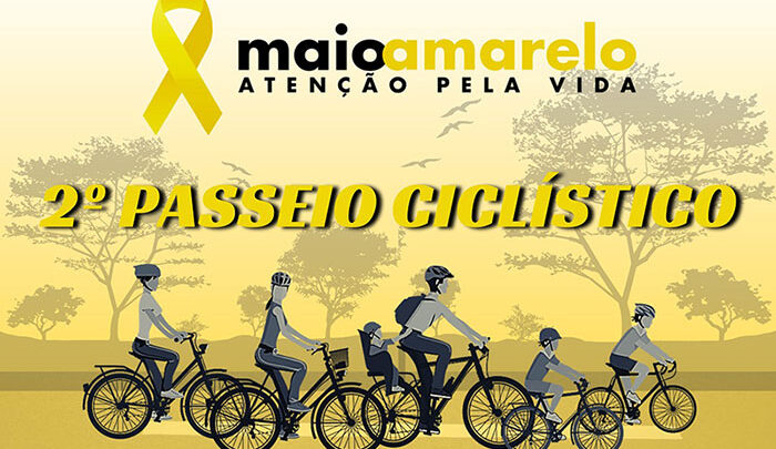 Indaial – 2° Passeio Ciclístico do Maio Amarelo é neste domingo (15) no Parque Jorge Hardt