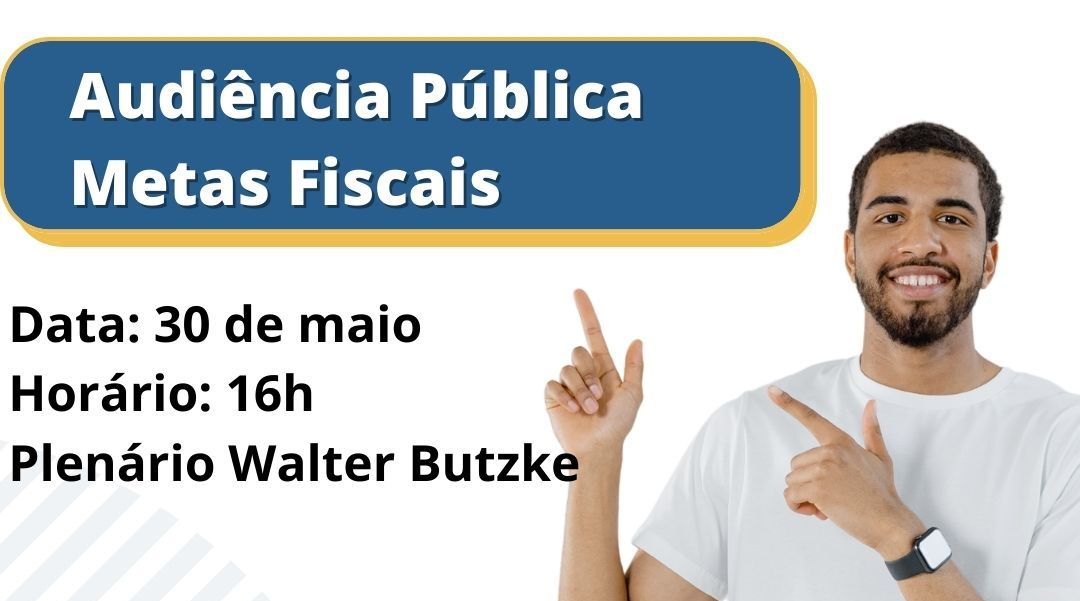 Metais Fiscais serão apresentadas em Audiência Pública na Câmara de Vereadores de Timbó