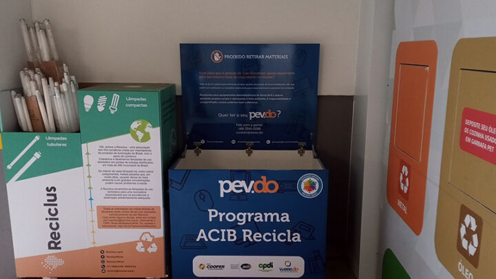 Rede Cooper é ponto de coleta do ACIB Recicla