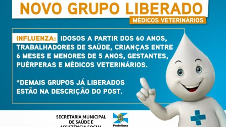 Timbó libera vacina contra Influenza para médicos veterinários