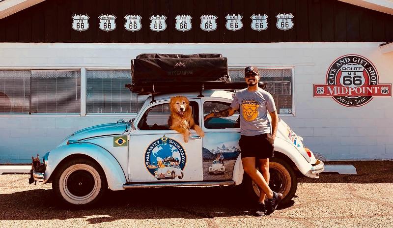 Jesse e seu cão Shurastey serão homenageados em Balneário Camboriú Jesse e seu cão Shurastey serão homenageados em Balneário Camboriú