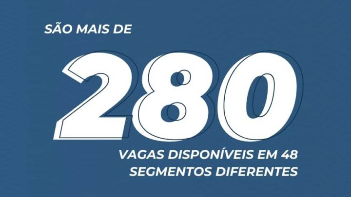 Sine de Indaial anuncia mais de 280 vagas de emprego em 48 segmentos diferentes