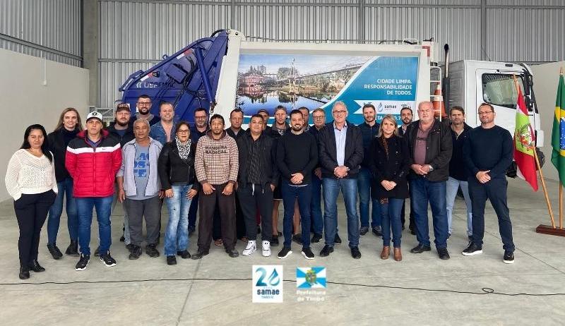 SAMAE Timbó entrega sede própria da Central de Coletas