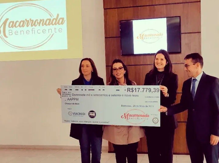 Macarronada do Bem rende quase R$ 18 mil para a AAPPM