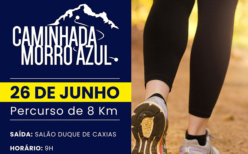 Inscrições para Caminhada Morro Azul seguem abertas Inscrições para Caminhada Morro Azul seguem abertas
