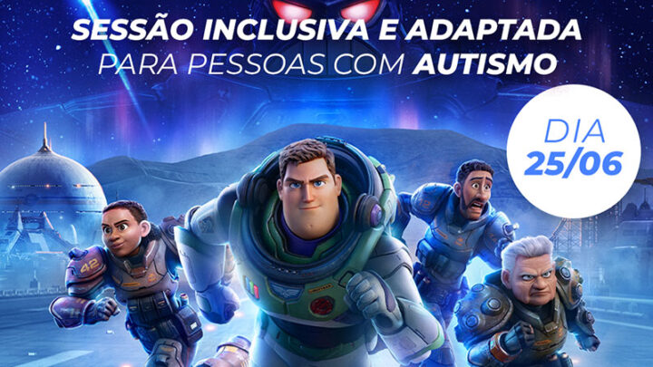 Cinépolis do Norte Shopping promove sessão de “Lightyear” adaptada às pessoas com autismo neste sábado (dia 25)