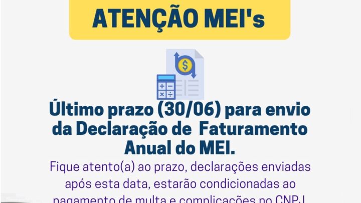MEIs têm até 30 de junho para enviar Declaração Anual de Faturamento