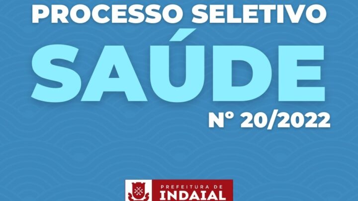 Saúde de Indaial lança edital de processo seletivo para contratação de profissionais