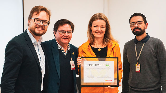 Primeiro “Selo Verde Indaial” é entregue pela Prefeitura à Metalúrgica Fey