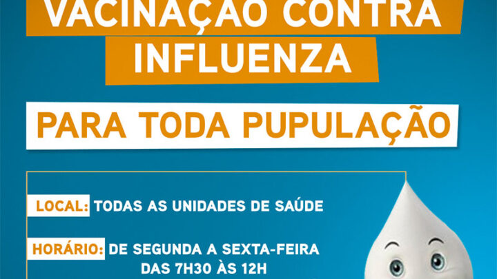 Vacina contra Influenza é liberada para toda a população em Timbó