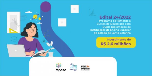 Edital da Fapesc vai investir em programas de doutorado com dupla diplomação