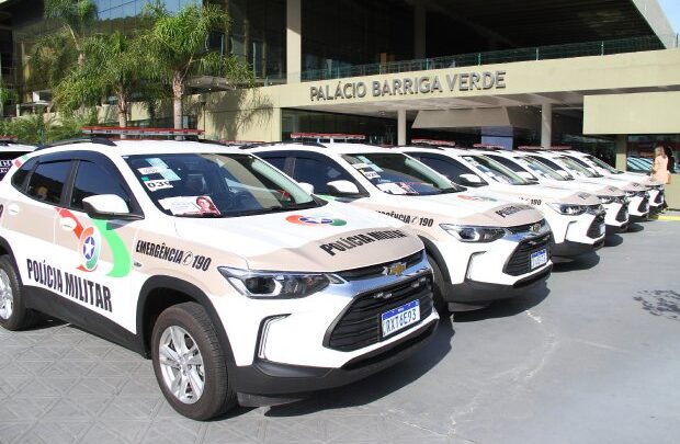 Polícia Militar de Santa Catarina recebe 140 novas viaturas
