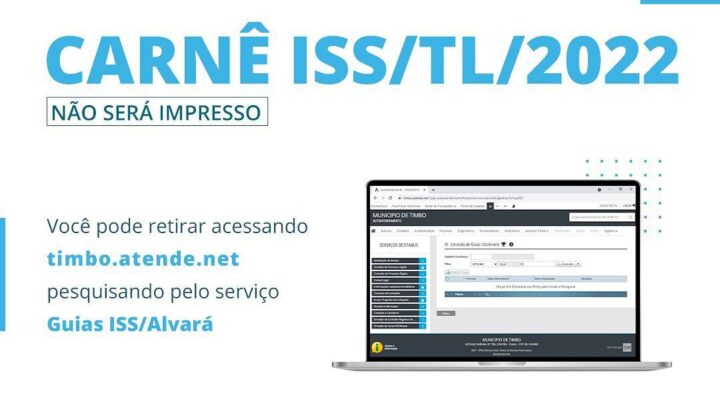 Prazo para pagamento do ISS/TL/2022 é 15 de julho