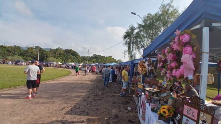Indaial – Cerca de 4.000 pessoas prestigiaram a 3ª edição da Feira de Rua Flor&Ser no último domingo (10)