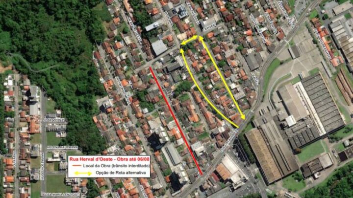 Blumenau – Implantação da rede de esgoto segue no Bairro Velha Central