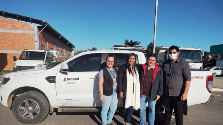 Equipe de Combate à Dengue de Indaial juntamente com a Vigilância Sanitária e Meio Ambiente realizam ação de fiscalização e prevenção em pontos estratégicos com resultado positivo para Dengue