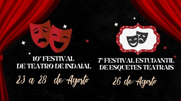 FIC promove 10° Festival de Teatro de Indaial e 7° Festival Estudantil de Esquetes Teatrais de 23 a 28 de agosto