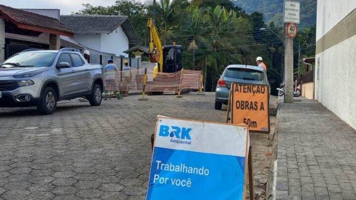 Blumenau – BRK segue com obras no Bairro Velha Central
