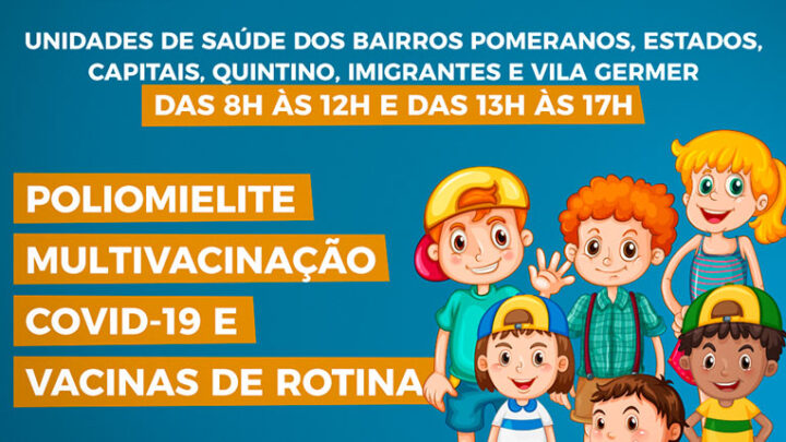 Timbó – Unidades de Saúde abrem neste sábado para aplicação de vacinas