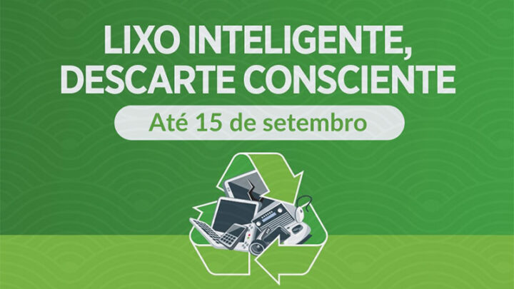 Campanha de coleta de resíduo eletrônico em Indaial vai até 15 de setembro
