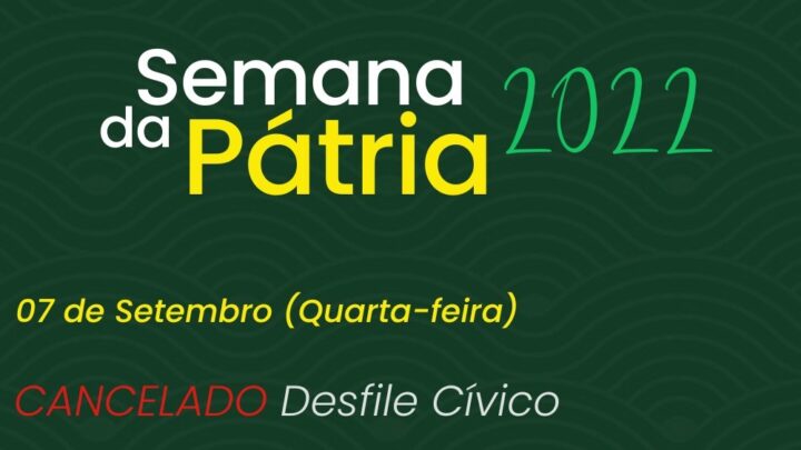 DESFILE CÍVICO DE INDAIAL DESTA QUARTA (7) É CANCELADO DEVIDO ÀS CHUVAS