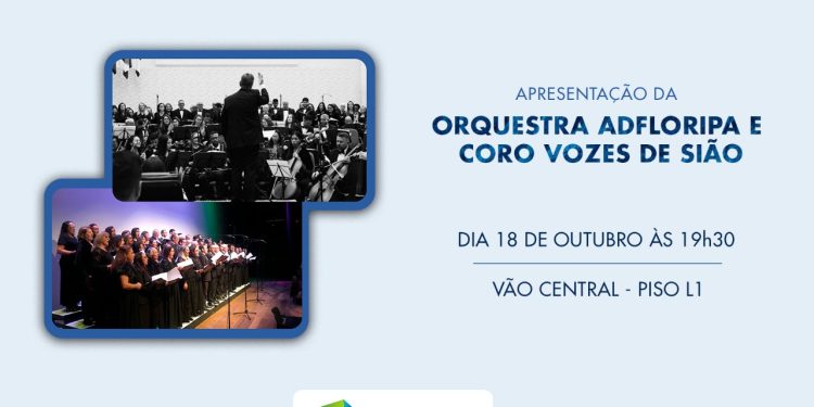 Depois de dois anos, Orquestra Sinfônica AD Floripa e Coro Vozes de Sião voltam a se apresentar no Floripa Shopping Depois de dois anos, Orquestra Sinfônica AD Floripa e Coro Vozes de Sião voltam a se apresentar no Floripa Shopping