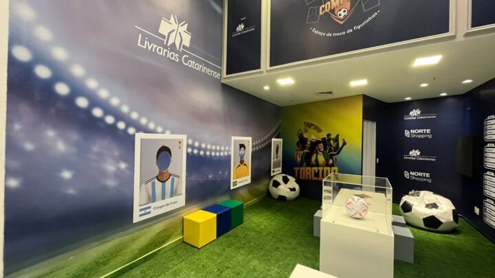 Neumarkt e Norte Shopping entram no clima da Copa com espaço para troca de figurinhas