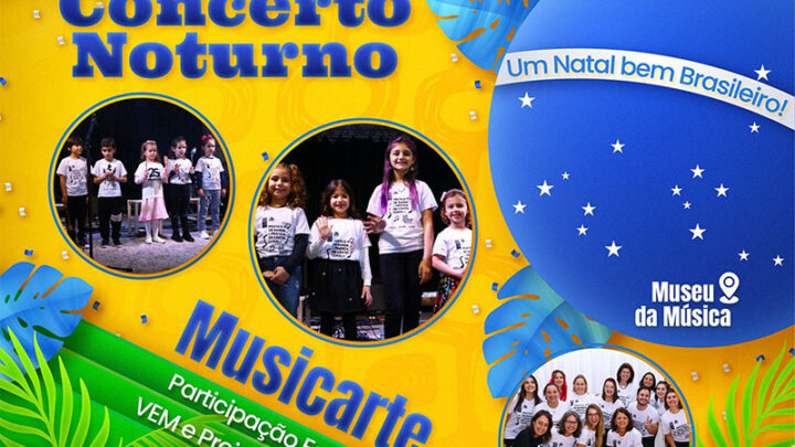 Timbó – Concerto Noturno recebe Cantata de Natal com Musicarte