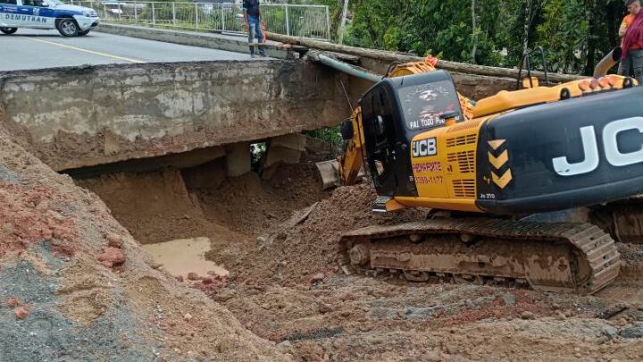 Timbó – Ponte da Rua Indaial segue interditada