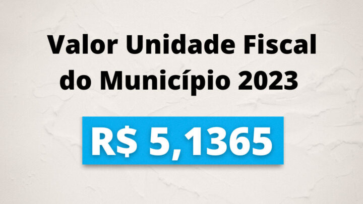 Prefeitura de Timbó apresenta valor da UFM para 2023
