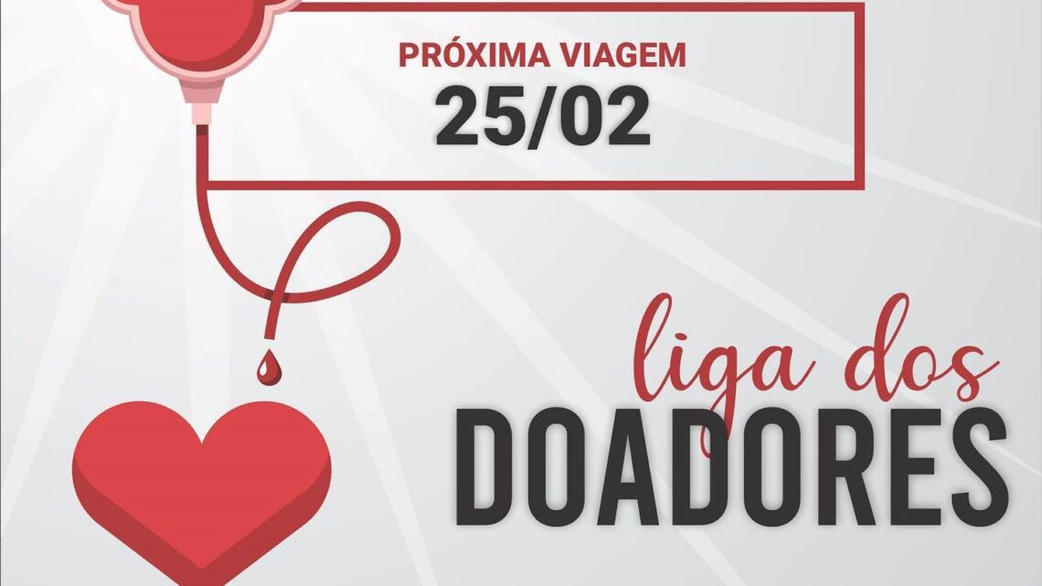 Ascurra – No próximo sábado tem liga dos doadores!