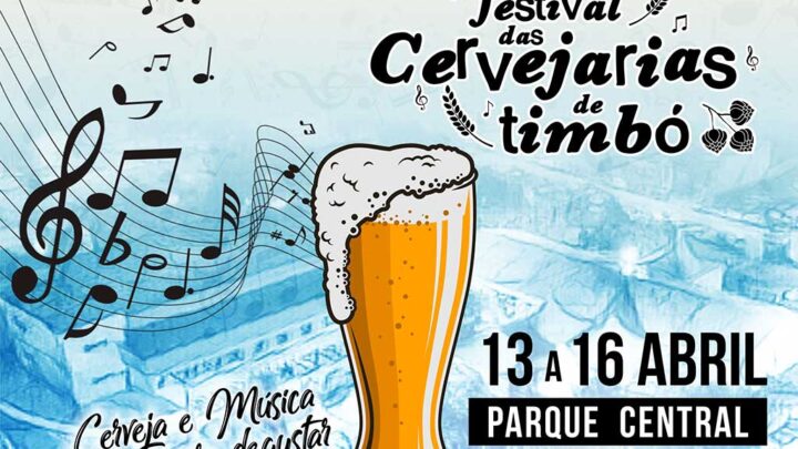 De 13 a 16 de abril acontece o Festival das Cervejarias de Timbó