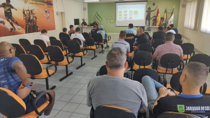 Representante da Associação Timbó Futsal/FME participa de Congresso Técnico do Campeonato Estadual Sub-17