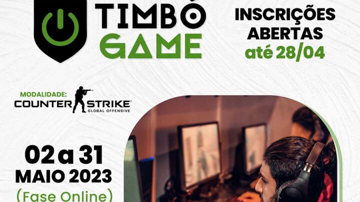 Inscrições abertas para 3º Timbó Game de CS:GO