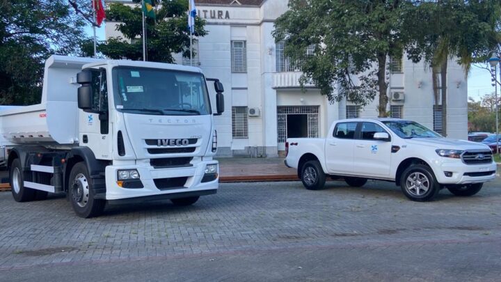Prefeitura de Timbó adquire novos veículos para Defesa Civil e Secretaria de Obras