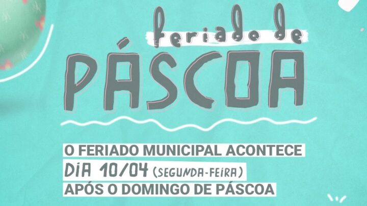 Confira como será o feriado de Páscoa em Timbó