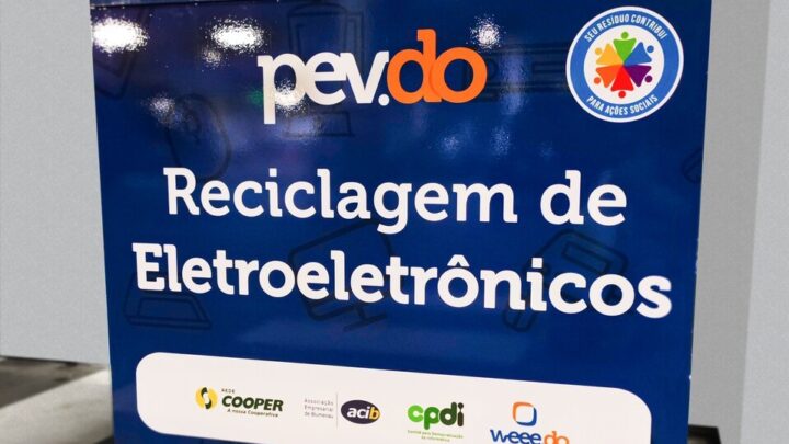 Rede Cooper recebe ponto fixo de coleta do Acib Recicla em Blumenau