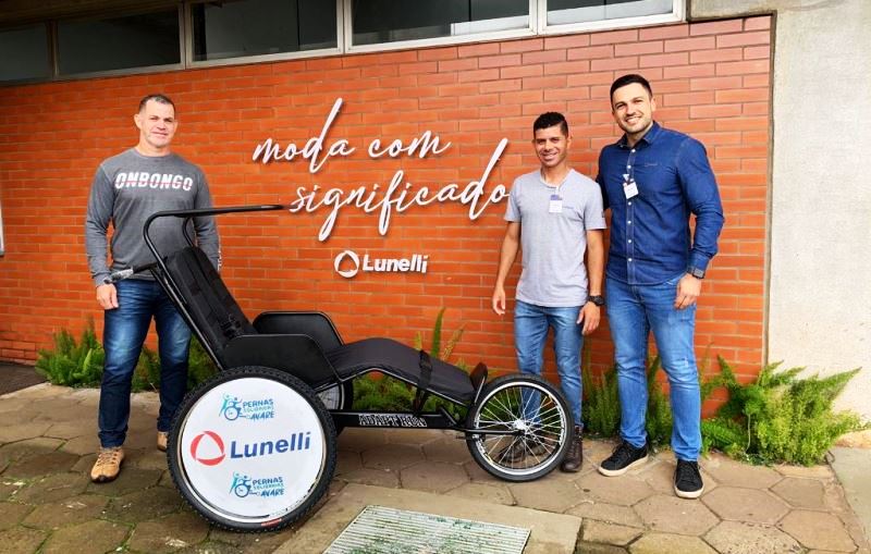 Lunelli incentiva a inclusão com projeto Pernas Solidárias Avaré Lunelli incentiva a inclusão com projeto Pernas Solidárias Avaré