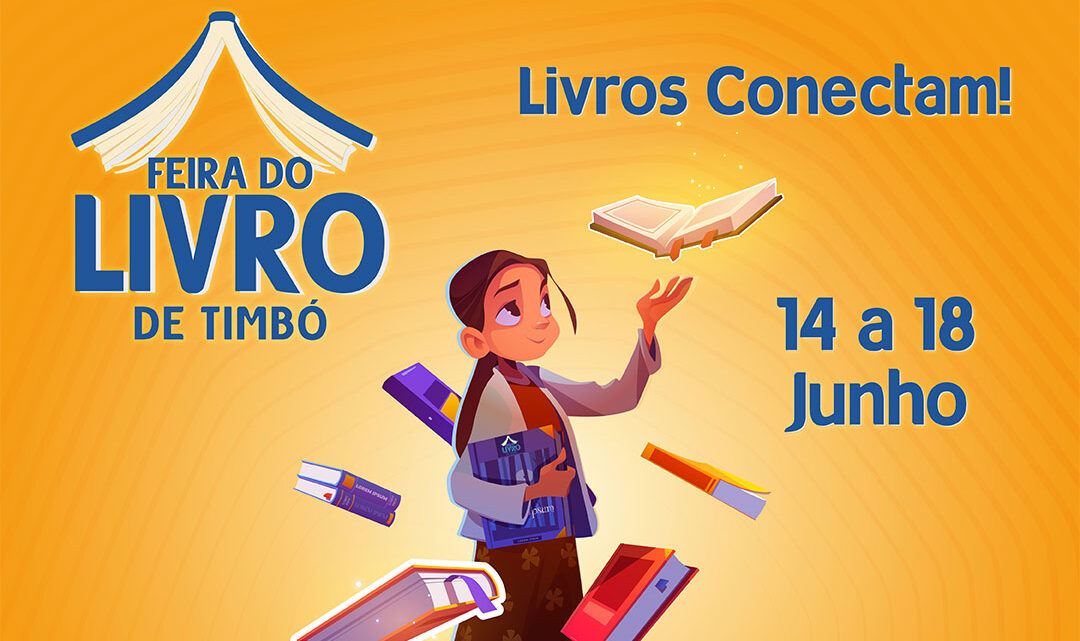 Confira a programação da Feira do Livro de Timbó que inicia dia 14 de junho