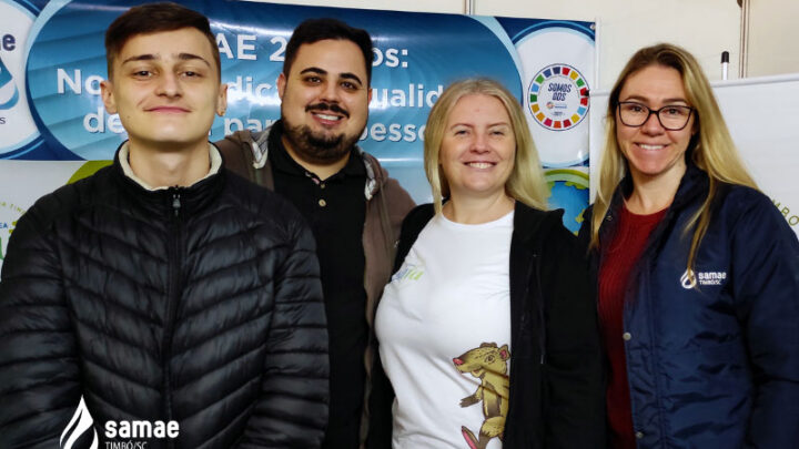 SAMAE e GIEA participam da Feira do Livro de Timbó