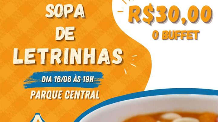 Sopa de Letrinhas será dia 16 de junho na Feira do Livro de Timbó