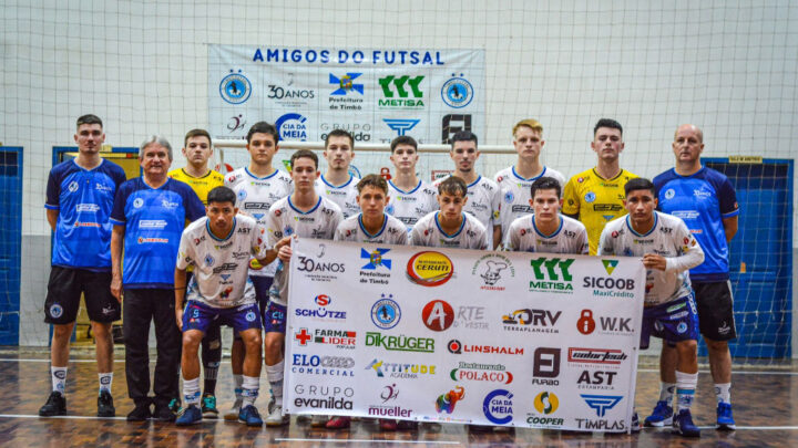 Associação Timbó Futsal na etapa Microrregional da Olimpíada Estudantil de Santa Catarina – OLESC 2023
