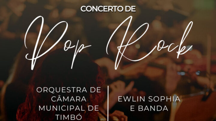 Orquestra de Timbó promove Concerto Pop Rock no Teatro Municipal