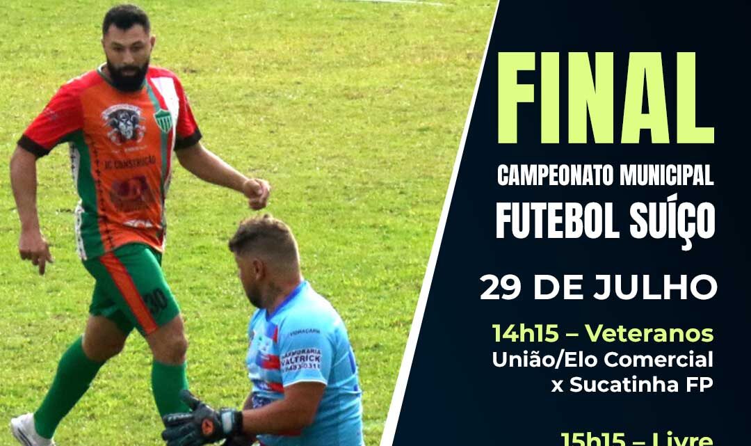 Finais do 21° Campeonato Municipal Futebol Suíço de Timbó serão neste sábado