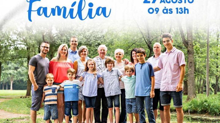 Timbó promove Dia da Família no domingo 27 de agosto