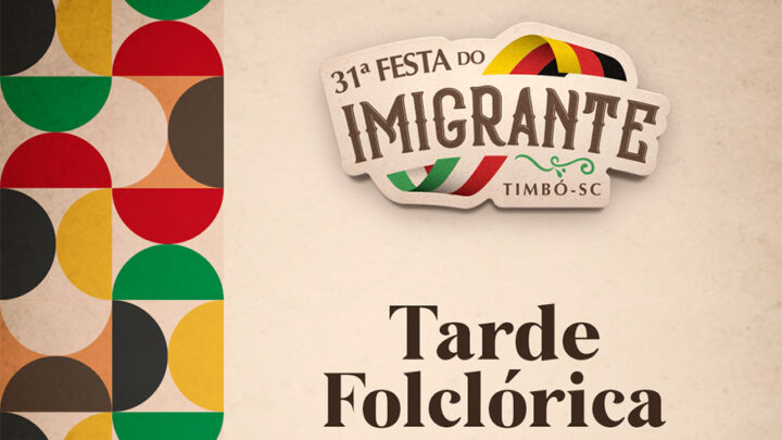 Inscrições abertas para Tarde Folclórica da 31ª Festa do Imigrante