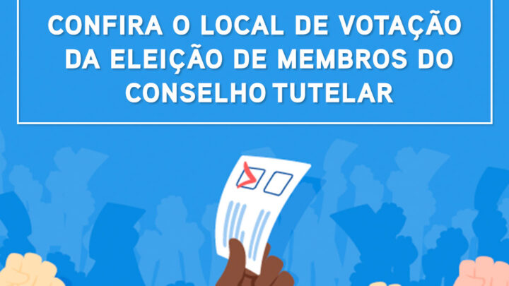 Local de votação da eleição de membros do Conselho Tutelar de Timbó é divulgado