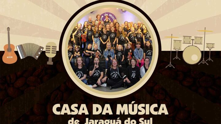 Café Musical com Casa da Música de Jaraguá do Sul acontece neste domingo 15 de outubro